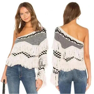 Hazel + Olive one shoulder sweater